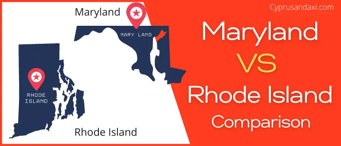 Is Maryland bigger than Rhode Island