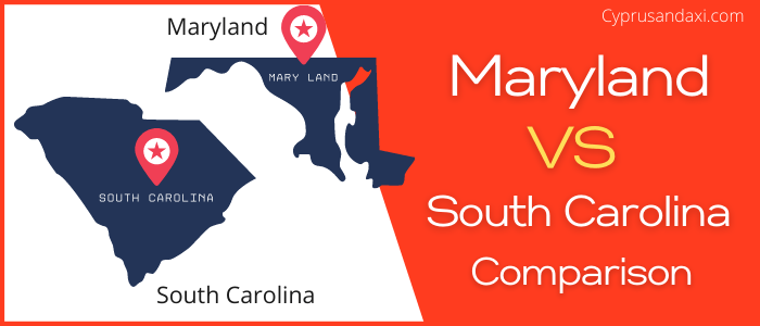 Is Maryland bigger than South Carolina
