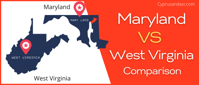 Is Maryland bigger than West Virginia