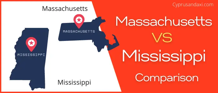 Is Massachusetts bigger than Mississippi