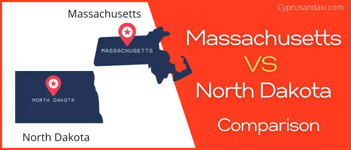 Is Massachusetts bigger than North Dakota