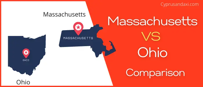 Is Massachusetts bigger than Ohio