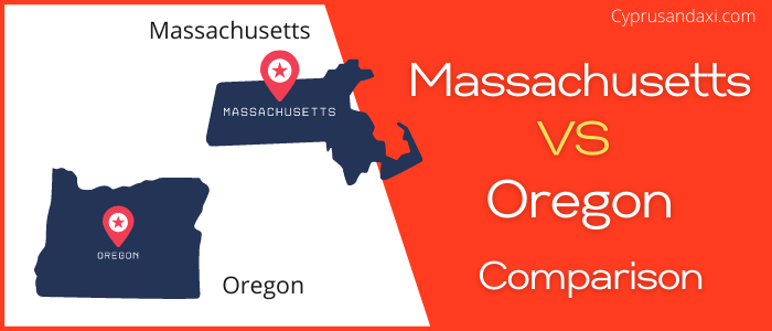 Is Massachusetts bigger than Oregon