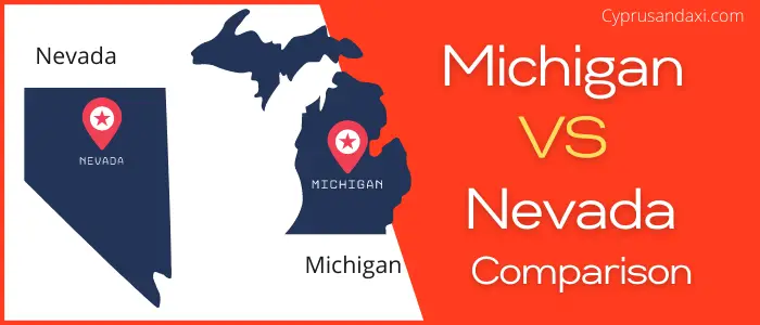 Is Michigan bigger than Nevada