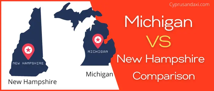Is Michigan bigger than New Hampshire
