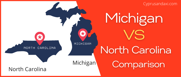 Is Michigan bigger than North Carolina