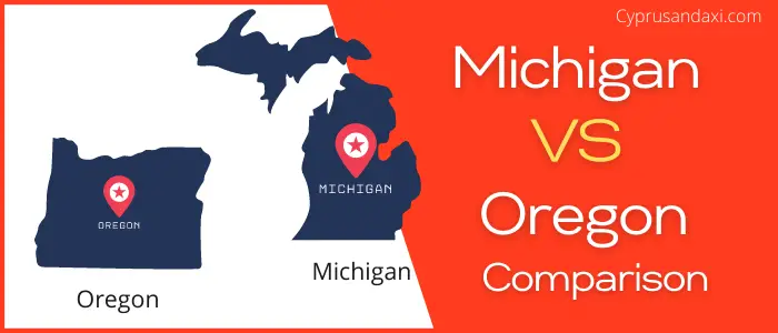 Is Michigan bigger than Oregon