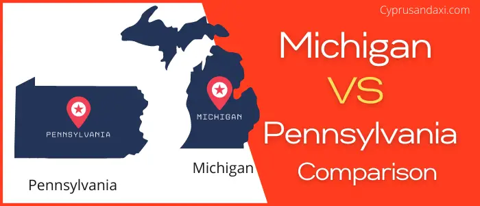 Is Michigan bigger than Pennsylvania