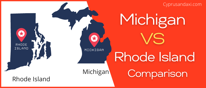 Is Michigan bigger than Rhode Island