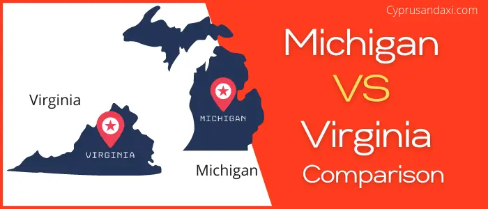 Is Michigan bigger than Virginia