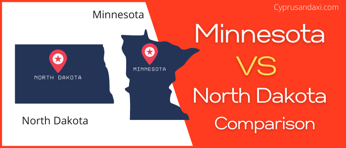 Is Minnesota bigger than North Dakota