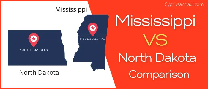 Is Mississippi bigger than North Dakota
