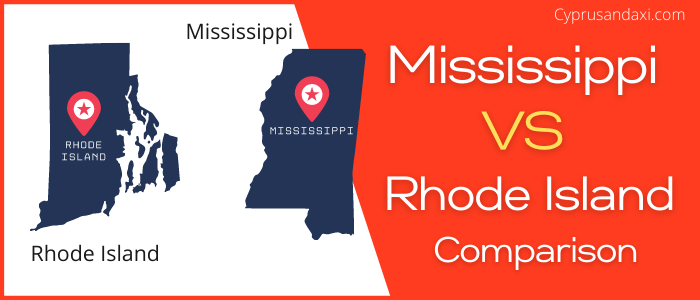 Is Mississippi bigger than Rhode Island