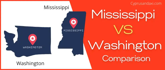 Is Mississippi bigger than Washington