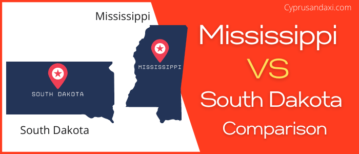 Is Mississippi bigger than the area of South Dakota