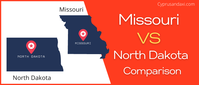 Is Missouri bigger than North Dakota