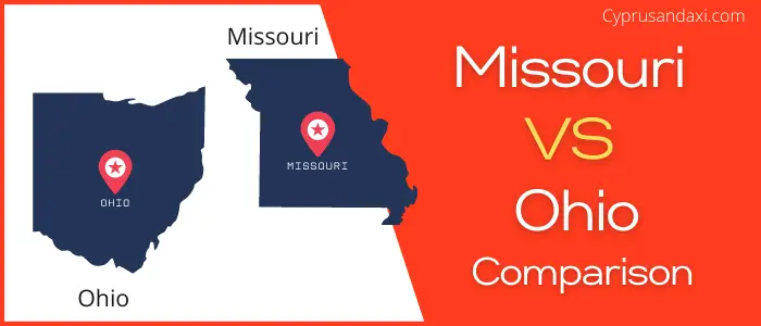 Is Missouri bigger than Ohio
