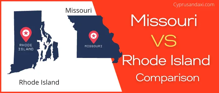 Is Missouri bigger than Rhode Island