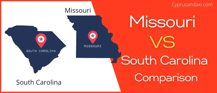 Is Missouri bigger than South Carolina