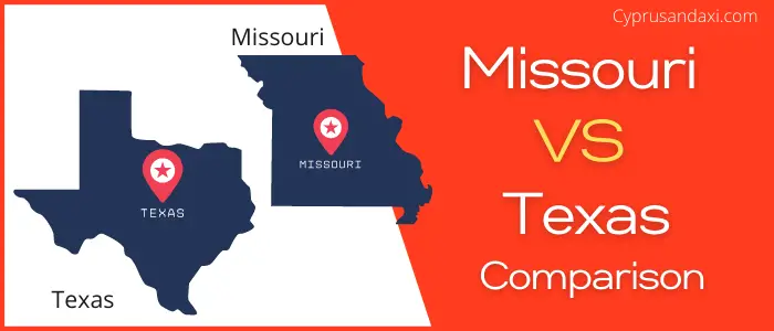 Is Missouri bigger than Texas