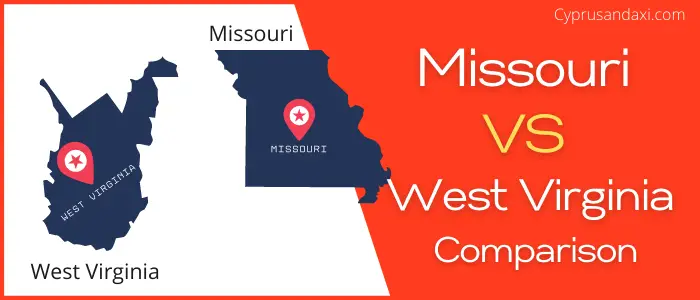 Is Missouri bigger than West Virginia
