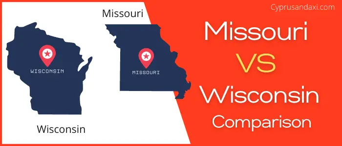 Is Missouri bigger than Wisconsin