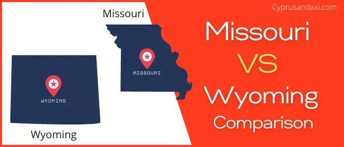 Is Missouri bigger than Wyoming