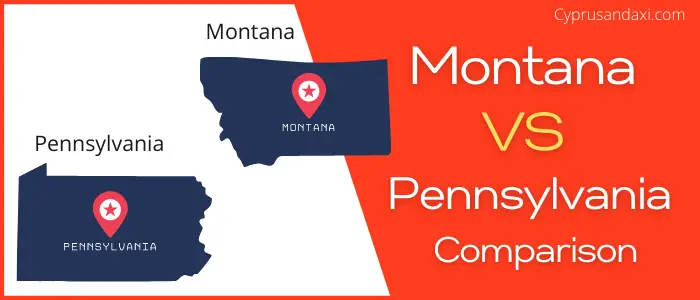 Is Montana bigger than Pennsylvania
