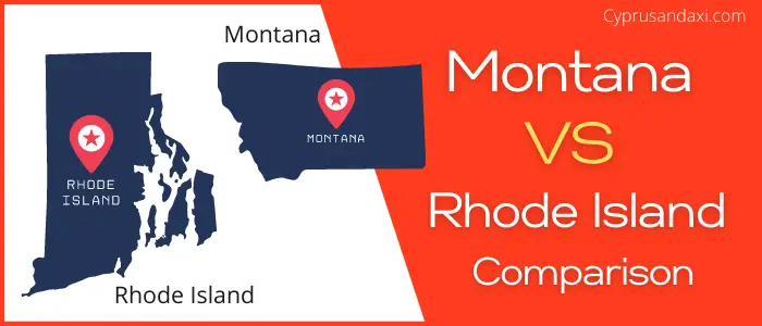 Is Montana bigger than Rhode Island