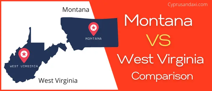 Is Montana bigger than West Virginia