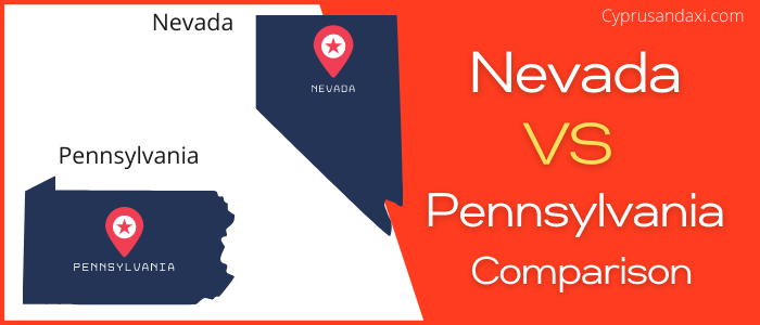 Is Nevada bigger than Pennsylvania