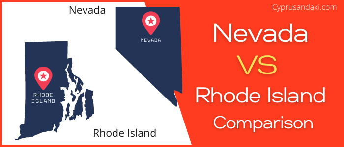 Is Nevada bigger than Rhode Island
