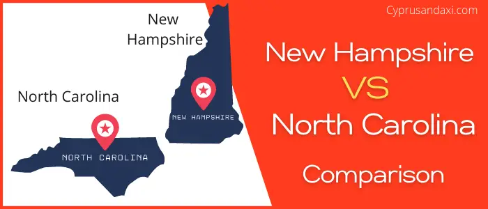 Is New Hampshire bigger than North Carolina