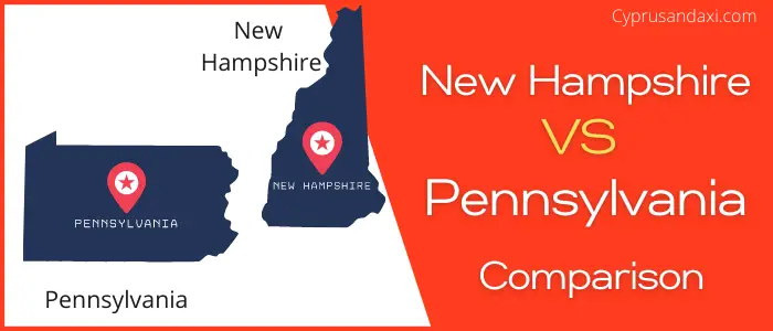 Is New Hampshire bigger than Pennsylvania