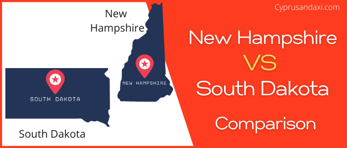 Is New Hampshire bigger than South Dakota