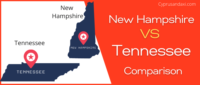 Is New Hampshire bigger than Tennessee