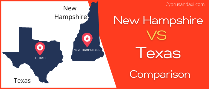 Is New Hampshire bigger than Texas