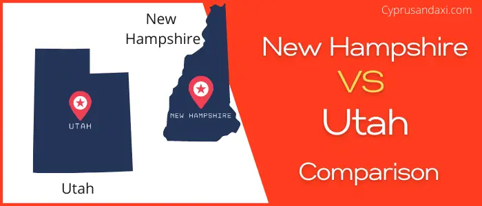 Is New Hampshire bigger than Utah