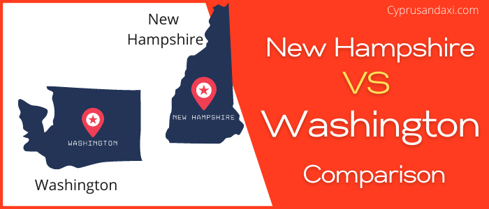 Is New Hampshire bigger than Washington