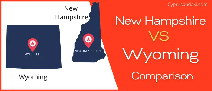 Is New Hampshire bigger than Wyoming