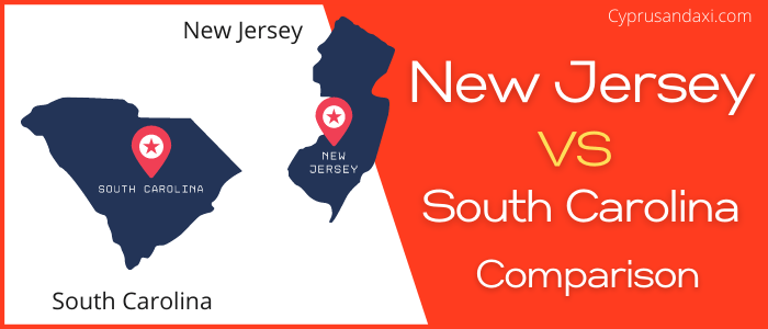 Is New Jersey bigger than South Carolina