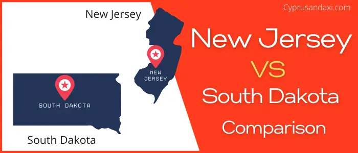 Is New Jersey bigger than South Dakota