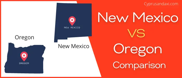 Is New Mexico bigger than Oregon