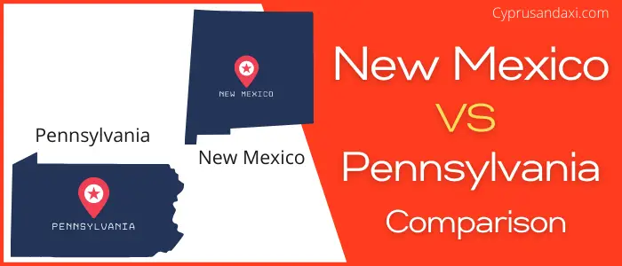 Is New Mexico bigger than Pennsylvania