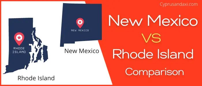 Is New Mexico bigger than Rhode Island