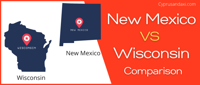 Is New Mexico bigger than Wisconsin