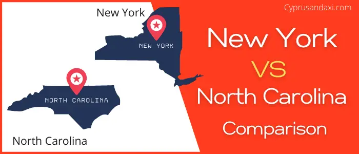 Is New York bigger than North Carolina