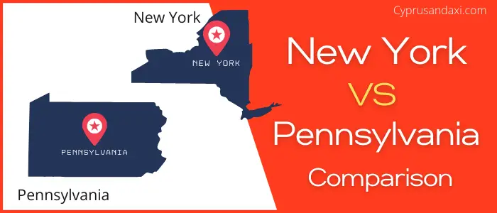 Is New York bigger than Pennsylvania