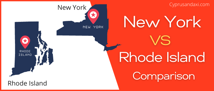 Is New York bigger than Rhode Island