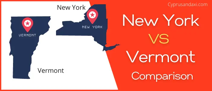 Is New York bigger than Vermont